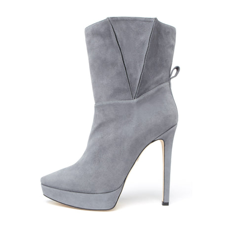 SIDE PLEAT PLATFORM BOOTIE