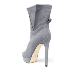 SIDE PLEAT PLATFORM BOOTIE