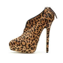 LEOPARD PLATFORM BOOTIE