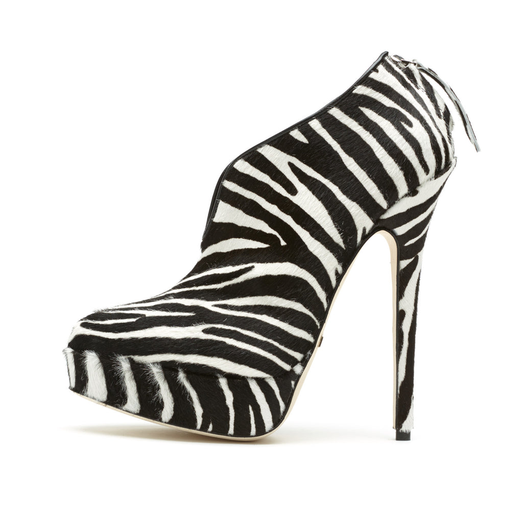 ZEBRA PLATFORM BOOTIE